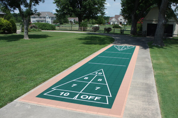 outdoor shuffleboard dimensions